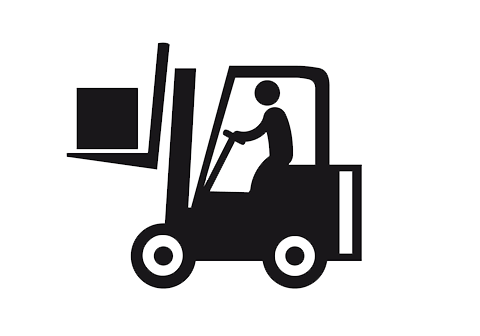 Graphik Transport Gabelstabler